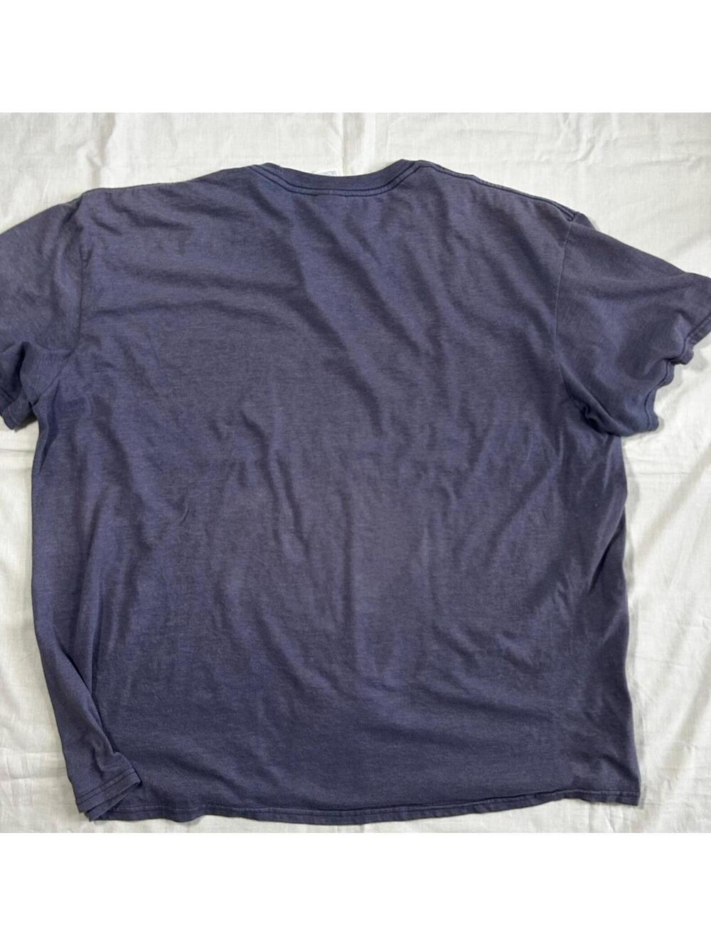 Disney Donald Duck Spell Out Adult Size 3XL T shirt Heathered Blue Cotton - Picture 4 of 7